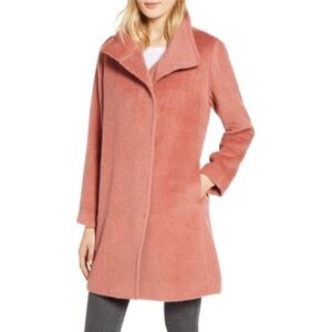 Cole Haan suri Alpaca car coat in rose